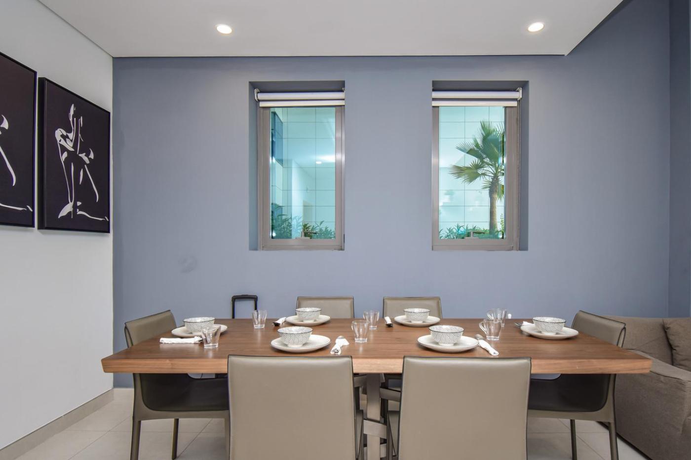 Elegant 2Br View With Rooftop Pool The Bay 두바이 외부 사진